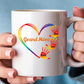 Le Mug Des Empreintes De L'Amour Gravées à Jamais dans le Cœur de Maman/Grand-Mère