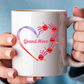 Le Mug Des Empreintes De L'Amour Gravées à Jamais dans le Cœur de Maman/Grand-Mère