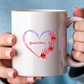 Le Mug Des Empreintes De L'Amour Gravées à Jamais dans le Cœur de Maman/Grand-Mère