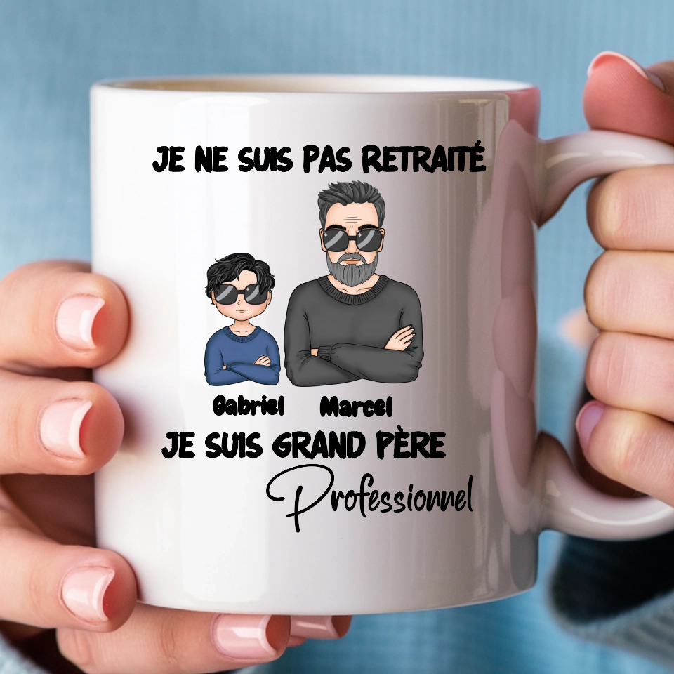 Le Mug Spécial Grand-Parents : Ils seront toujours avec nous et ne seront jamais à la retraite !