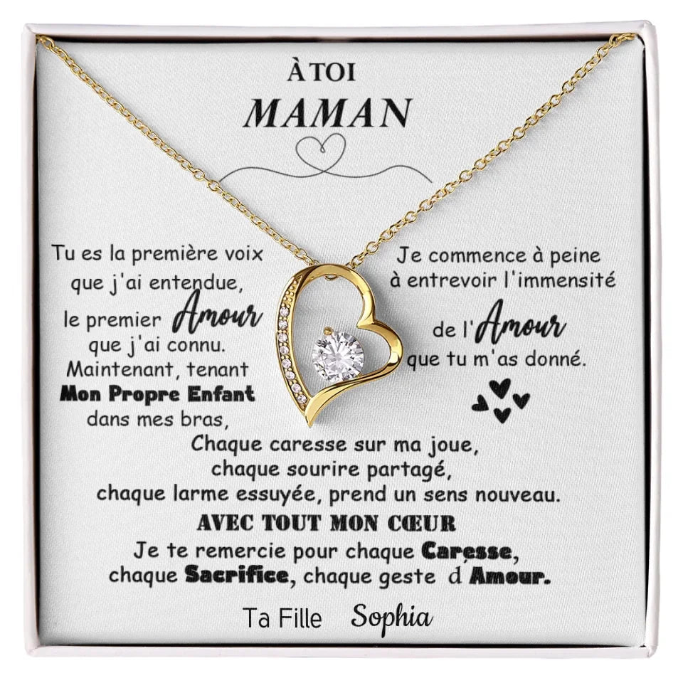 Collier Pour Maman - Tu es La Première Voix Que J'ai Entendue