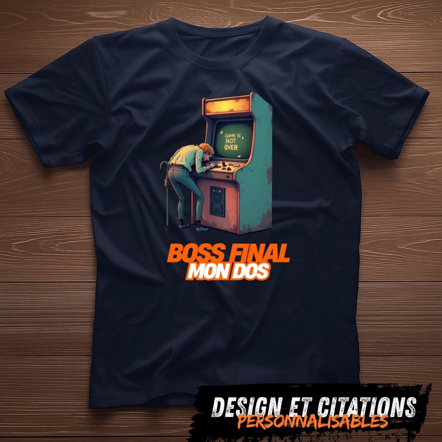 Affiche tshirt game is not over