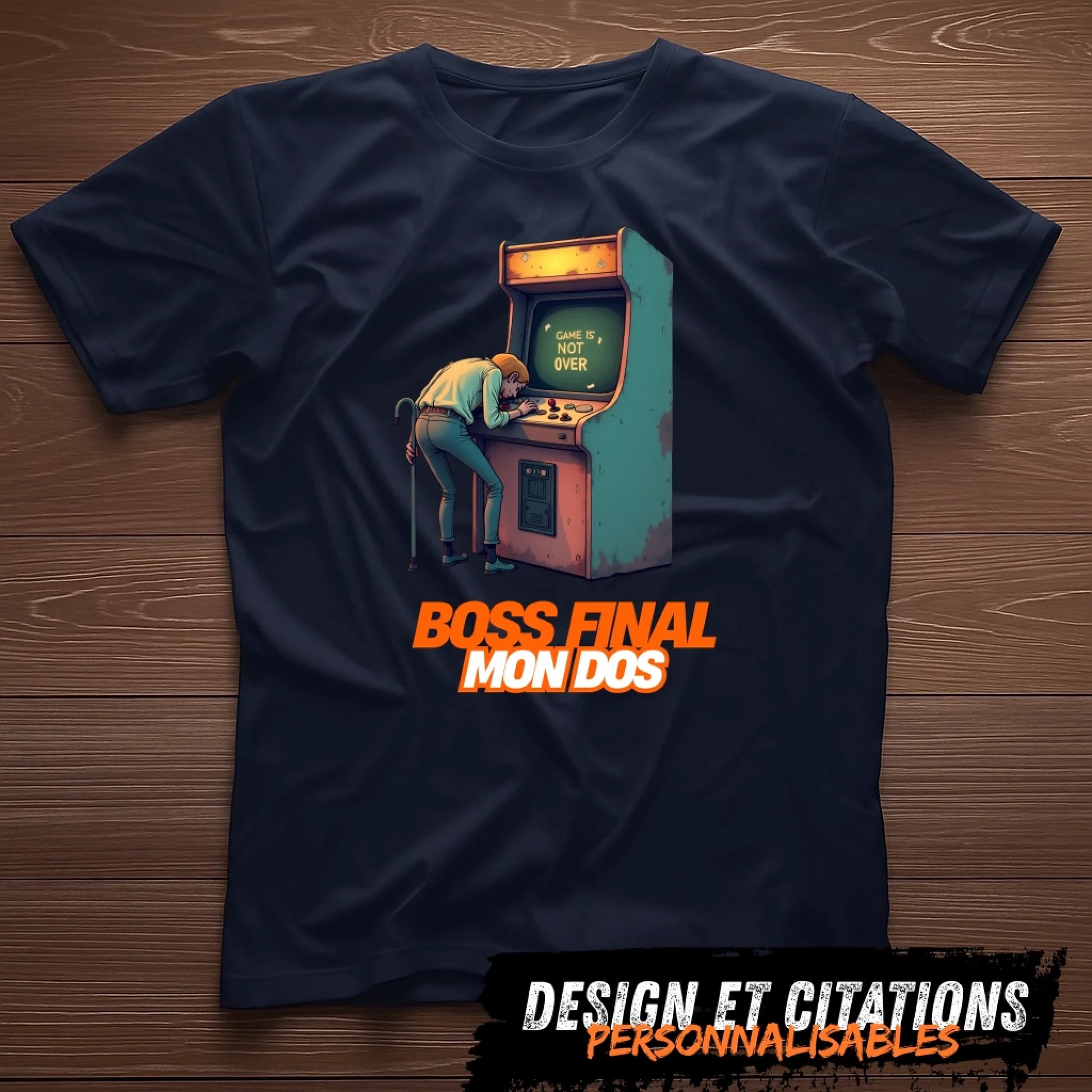 Affiche tshirt game is not over