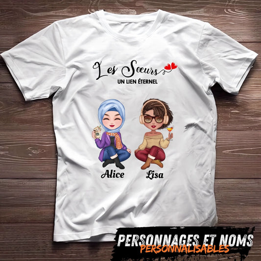 Affiche-Tshirt Soeurs