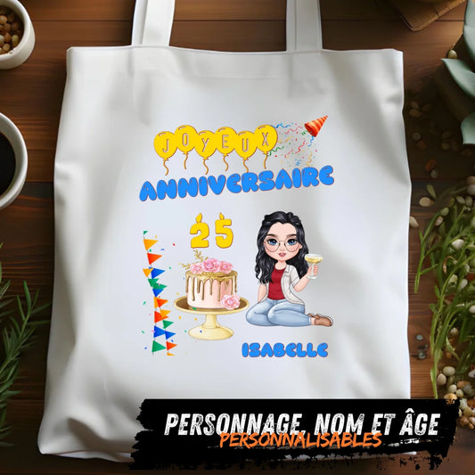 Affiche tote bag anniversaire